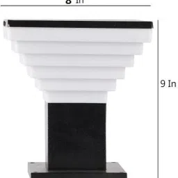 Waterproof Outdoor Gate Light for Home & Garden (Bulbnot Incl.) (Pack of 1)(Deluxe Black) image 3