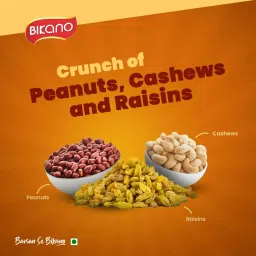 Bikano Shahi Mixture Namkeen| Crunchy Dry Fruits Peas & Peanuts| Crunchy & Tasty, 1000g Pack image 4