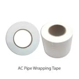 Air Conditioner AC Insulation Non Adhesive Tape Water Prof Heavy Duty Monsoon Tape 14 Meter Length, Width 48MM Pack Of 3 Off White image 1