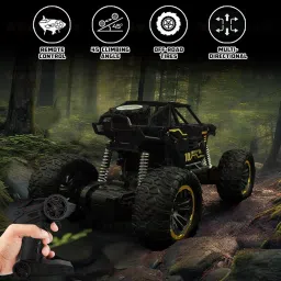 Wembley RC Monster Truck| Powerful Remote Control Toy| Multifunctional Rock Climbing Car Toy for Kids with 5 Functions| Ideal Gift for Boys & Girls (Black) image 5