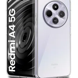 Amazon Brand - Solimo Shockproof Crystal Clear Back Cover Case for Redmi A4 5G I Poco C75 5G | 360 Degree Protection | Protective Design | Transparent Back Cover for Redmi A4 5G I Poco C75 5G image 1