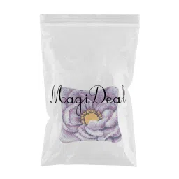 MYADDICTION Latch Hook Kits Pillow Case Cushion Cover Making Kit 17x17 Purple Flower Crafts | Needlecrafts & Yarn | Rug Making | Latch Hooking | Latch Hooking Kits image 4