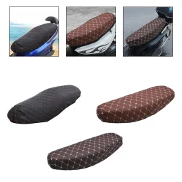 VISTORA Bending Beam Motorcycle Seat Cover Accessories Comfortable Anti Slip Cushion Black image 4
