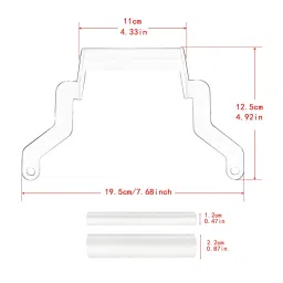 MERISHOPP Motorcycle Navigation Bracket Professional Holder Support for FitsBMW C400x| Universal Fit | High-Performance image 1