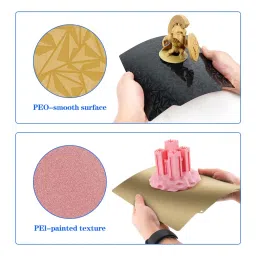 Tofelf 3D Printer PEO+PEI Magnetic Build Plate 350x350mm Flexible PEO+PEI Print Bed Plate for Voron 2.4 3D Printer image 2