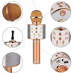 Seraphic Wireless Bluetooth Microphone for Kids - Karaoke Singing Mic with Speaker - Latest Ktv Karaoke Bluetooth Mic / - Assorted Colours image 4