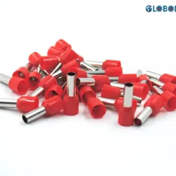 GLOBOMOTIVE Electric Cord End Terminal 12 mm with PVC Insulated for Electrical Connections - Cable Insulated Electrical Lug Connector Terminal (Pack of 100, 10 sqmm) image 3