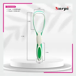 Nurpi soft Plastic silicon Premium Tongue Cleaner for Fights Bad Breath Oral Health Care Tool, Easy to Use for Adults and KidsTravel Friendly (2) image 1