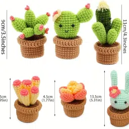 QLECT Crochet Kit for Beginners - DIY Crochet Flower Kit for Adults & Kids - Create Sunflower, Hair Accessories & More - Perfect Crochet Kit for Beginners, Woobles, and Flower Making image 2