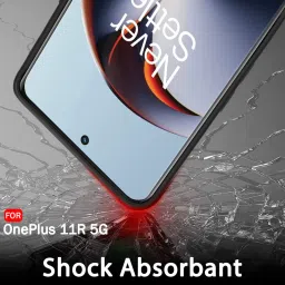 TheGiftKart Sleek Back Cover Case for OnePlus 11R 5G | Slim Fit Protective Design | Ultra Matte Finish | Camera Protection Bump | Soft Silicon Back Cover Case for OnePlus 11R 5G (TPU | Black) image 3