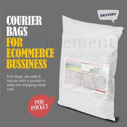 Securement Courier Bag/Envelopes/Pouches/Cover 10x12 (Pack of 100) Temper Proof Plastic Polybags for Shipping/Packing (with Sealking Pod) image 2