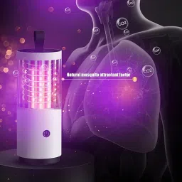 Marrone Electric Mosquito Killer Rechargeable Mosquito Repellent Fly Trap Outdoor Mosquito Killer Lamp, Portable Mosquito Trap Lamp for Indoor Outdoor Use image 1