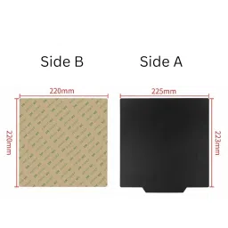 Flexible Removable Magnetic Build Surface Heated Bed Cover for 3D Printer 225x225MM image 1