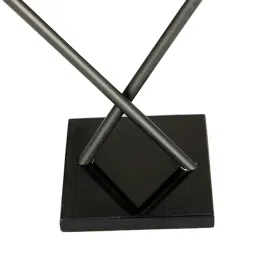 The Flag Company India & Japan Cross Table Flags | 4x6 Inch Flags | 10-Inch Acrylic Poles with Black Acrylic Base | Desk Flag for Office, Events & Gifting image 2