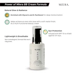 MIERA All Day Beauty Pack Combo | Face Wash, BB Cream & Exfoliating Scrub | Cleanse, Hydrate & Perfect Skin image 3