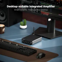 Fosi Audio BT30D Pro TPA3255 Hi-Fi Bluetooth 5.0 Stereo Audio Receiver Amplifier 2.1 Channel Mini Class D Integrated Amp 165 Watt x2+350 Watt for Home Outdoor Desktop Bookshelf Speakers/Subwoofers image 3