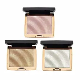 Hojo Highlighter Highlight Shimmering Powder, Waterproof Long Lasting Highlighter,Highlight Powder Palette,highlighter makeup 10g (02 - Gold) image 4