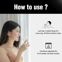 Mango Herbs Sleep Pro: Natural & Non-Addictive Sleep Supplement | Supports Sleep Quality, Jet Lag Relief & Night Shift Adaptation | 45 Tablets | Pack of 1 image 4