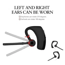 Drumstone 𝟏𝟓 𝐘𝐞𝐚𝐫𝐬 𝐖𝐚𝐫𝐫𝐚𝐧𝐭𝐲 Bluetooth V5.0 Headset with Mic, Noise Cancellation & Magnetic Charging – Wireless Earpiece for Gym, Sports, Driving – Compatible with All Bluetooth Devices image 3