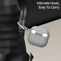 Sounce for Apple Airpods 4th Generation Case Cover(2024) | LED Visible | Cleaner Kit & Heavy-Duty Carabiner | Drop Protection | Anti-Scratch | 2.5mm Thick |Compatible with Airpods 4 Case for Women,Men image 4