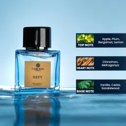 Carlton London DEFY EDP Perfume for Men Long Lasting Smell, Sandalwood, Cinnamon and Warm Fragrance Scent for Special Occasions, Gift for Men -100ml image 3