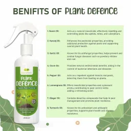 GREENFINITY Plant Defence Neem Oil Spray 200ML For Indoor & Outdoor Plants|Fortified With 7 Effective Essential Oils | Removes Mealybugs, Wide Range Of Garden Pests & Fungus | 200 ml image 2