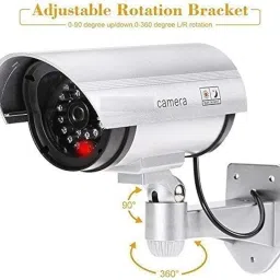 Security CCTV False Outdoor Camera Fake Dummy Security Camera Waterproof IR Wireless Blinking Flashing (4) image 5