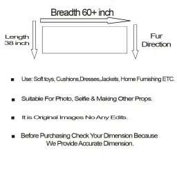 Yo Comfort Unstitched Super Soft Colorful Faux Fur Fabric Cloth Use for Making Soft Toys, Cushions, Dresses, Jackets, Decoration, Photoshoot, Home Furnishing Etc. (1M, Coffee Brown), Solid image 3