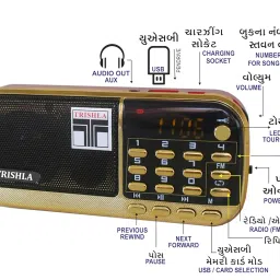 Trishla Bhakti Gunjan Rechargeable Portable Jain Music Player | 270 Hrs 1600+ Jain Stavan | Bhaktamar Stotra| Bhavna Geet | Stuti | Shantilal Shah Katha Geet | Pratikraman | Navsmaran & More image 2