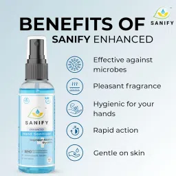 Herbal Liquid Hand Sanitizer Bottle | 100Ml (2) | Alcohol Based Liquid Hand Sanitizer Spray - 80% Isopropyl Alcohol Kills 99.9% Bacteria & Germs, Prevents Skin Dryness, Signature Fragrance image 4