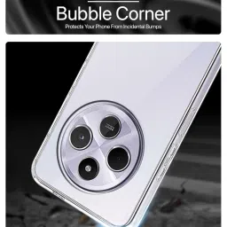 Amazon Brand - Solimo Shockproof Crystal Clear Back Cover Case for Redmi A4 5G I Poco C75 5G | 360 Degree Protection | Protective Design | Transparent Back Cover for Redmi A4 5G I Poco C75 5G image 4
