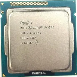 Deskptop Processor Core i5 3570 (i5 3rd Generation) 3.40 GHz for H61 Motherbaord Support LGA 1155 Socket 4 Cores 4 Threads 6 MB Smart Cache Desktop Processor (Silver/Grey) image 2