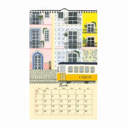 Beautiful Destinations - Travel Wall Calendar 2025 | The Spring Palette | Office and Home Calendar | 10" x 16" large size wall calendar | Notes, scheduling and planning image 4