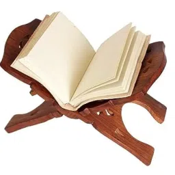 Sheesham Wooden Hand Carved Holy Book Stand for Quran, Bible, Bhagwat, Gita, Ramayana & Guru Granth Sahib, Reading Rehal Stand (15x8x1) inches 2nd Quality image 3