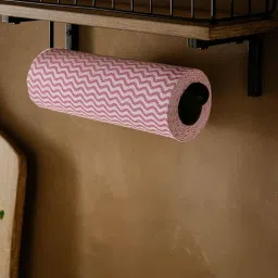 Multipurpose Cleaning Roll | Reusable & Washable | Quick Dry Eco-Friendly Kitchen Napkin Roll for Home, Dining, Dusting & Car (80 Pulls, 20x20 cm) 16M image 3