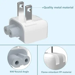Etzin Mac AC Power Charger Adapter United Kingdom Wall Folding Plug Duckhead, Converter Travel Charger (US Plug) image 3