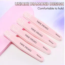 THR3E STROKES Moonstone Nail Extension Kit - 6 Gel Polishes (7.5ml) | 48V UV Nail Lamp | 500 Stiletto Nail Tips & Rhinestones | Professional Nail Art Tools | Base & Top Coat | DIY & Salon Use (MOONSTONE KIT) (NEXUS) image 5