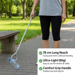 Horizonite ReachMate 30 – Long Reach Grabber Tool with 30-Inch Arm Extension & Rotating Grip | Ideal for Trash Pickup, Kitchen, Garden & Outdoor Cleaning | Great for Seniors or Limited Mobility image 3