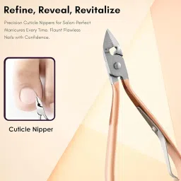 GRIHASTHA E-SHOP 18 IN 1 Stainless Steel Professional Manicure Set Nail Cutter For Women Nail Scissors Luxury Grooming Kit Manicure Pedicure Kit For Women Nail Acne Remover needle (18 IN 1) image 5