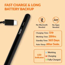 Tukzer Active 2nd Gen Stylus Pen iPad Pencil | Palm Rejection, Tilt Sensor, High Precision| for only iPad 2018 Onwards iPad(6/7/8/9/10) Air(3/4/5) Pro11(1/2/3/4) Pro12.9 (3/4/5/6) Mini(6/5) (Grey) image 4