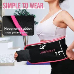 Cannagenix Smart Weighted Hula Hoop for Adults, Weight Loss, Non-Fall Fitness Ring with 24 Detachable Knots, Adjustable Weight, Noiseless Auto-Spinning Ball, 2 in 1 Abdomen Fitness Massage image 4