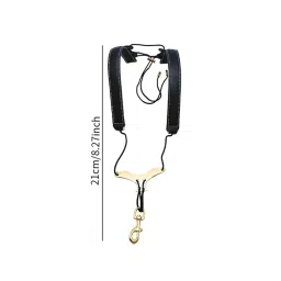 MERISHOPP Saxophone Harness Strap Ergonomic Support for Baritone Tenor Alto Saxophones Black|Musical Instruments & Gear|Wind & Woodwind|Parts & Accessories|Straps image 5
