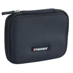 Neopack EVA Ultra HDD Hard Case/Cover/Pouch with Shockproof Lining for 2.5 inch Portable/External Hard Drive - Black (for Seagate, Toshiba, WD, Sony, Transcend) image 1