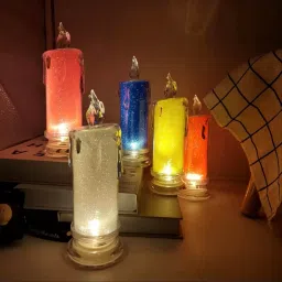 LED Flameless Candles – Battery Operated Tea Light with Dancing Flame Effect, Safe Decorative Lights for Home, Diwali, Wedding & Festivals image 3