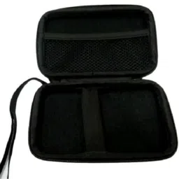 KraijjaRetail Hard Disk Cover, HDD Pouch case Wallet for 2.5" External HDD Cover WD Seagate Slim Sony Dell Toshiba-Seagate Zigzag Black image 3