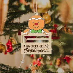 club bollywood The Style SutraChristmas Money Holder Practical Tree Pendant Christmas Decor for Home Party Gingerbread Man|Home & Garden | Greeting Cards & Party Supply | Other Gift & Party Supplies image 4
