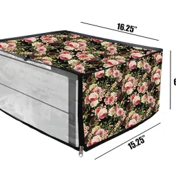 JMT Printer Cover Suitable For Epson Eco Tank M1140/M1170/M1180 Ink Tank Printer (Black Rose Print) image 1