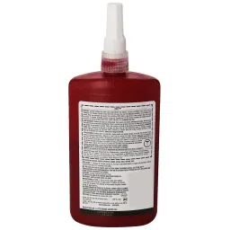 Loctite 135375 Red 262 High Strength Thread Locker, 300 degrees F Maximum Temperature, 250 mL Bottle image 1