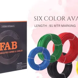 COPPER 2.5 MM 90 MTR FR PVC Insulated CCA Copper Wire, Single Core Multi Strand House Cable for Gauge (10 No.) (Green) image 4