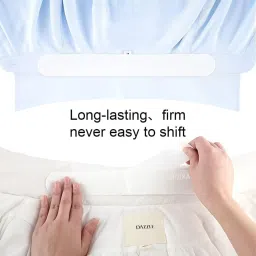 2 IN1 Collar Protector Neck Sweat Pad Antiperspirant Sticker Absorbing Sweat Pads non-woven fabric Disposable Self-Adhesive Invisible Protection Hats Liner Caps Against Collar Sweat & Stains (150cm) (PACK 2) image 4